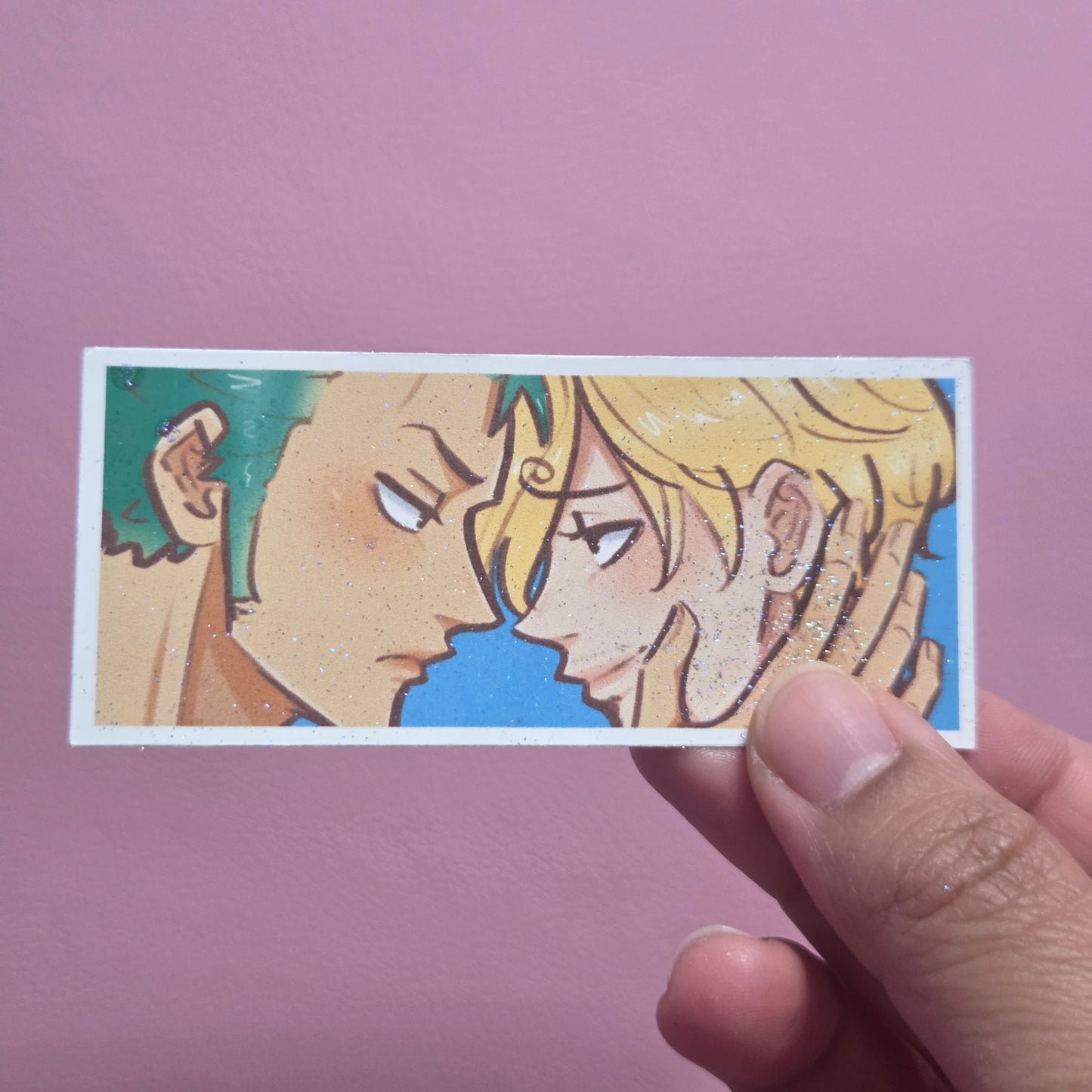 One Piece ZoSan Glitter Sticker
